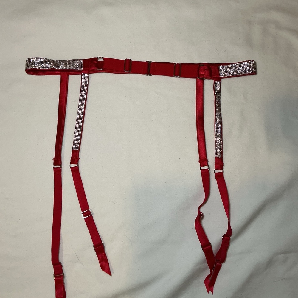 Victoria Secret garter belt with silver accents